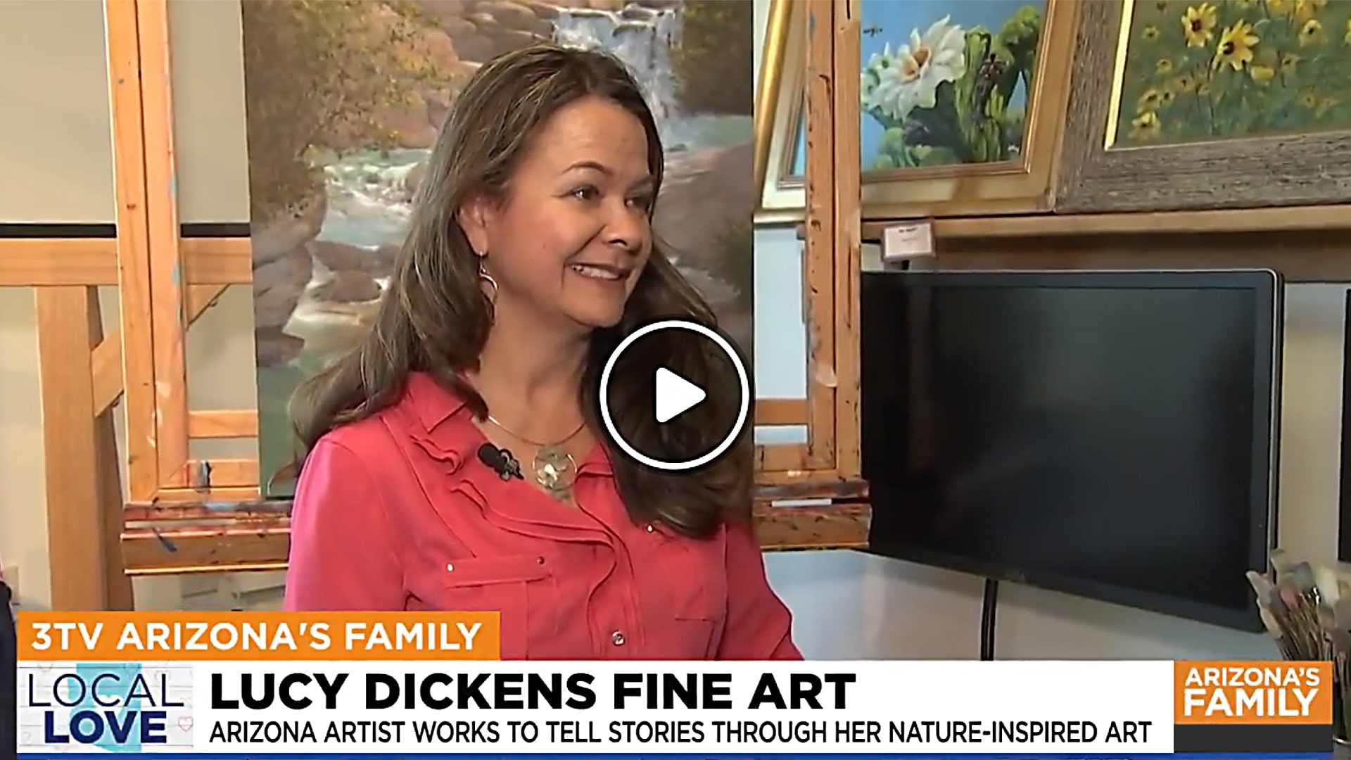 Lucy Dickens Featured on AZFAMILY 3TV with Jamie Ceretta